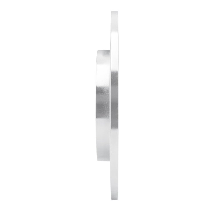 E-Line Drilled & Slotted Silver Brake Rotor, 2008-2018 Fits Multiple Makes/Models, Position: Rear Right