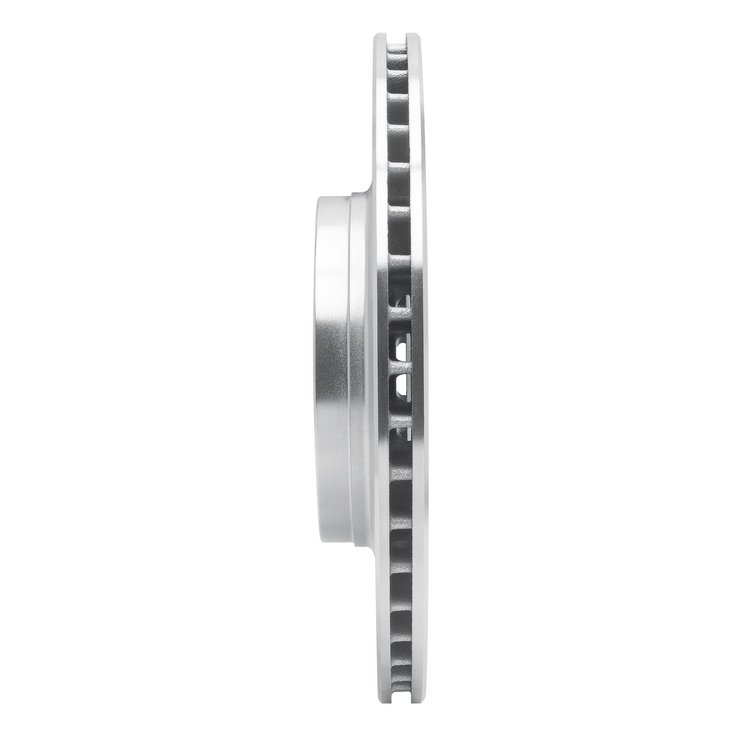 E-Line Drilled & Slotted Silver Brake Rotor, 1993-1995 Ford/Lincoln/Mercury/Mazda, Position: Rear Right