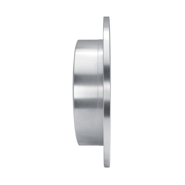 E-Line Drilled & Slotted Silver Brake Rotor, 2006-2010 GM, Position: Rear Left