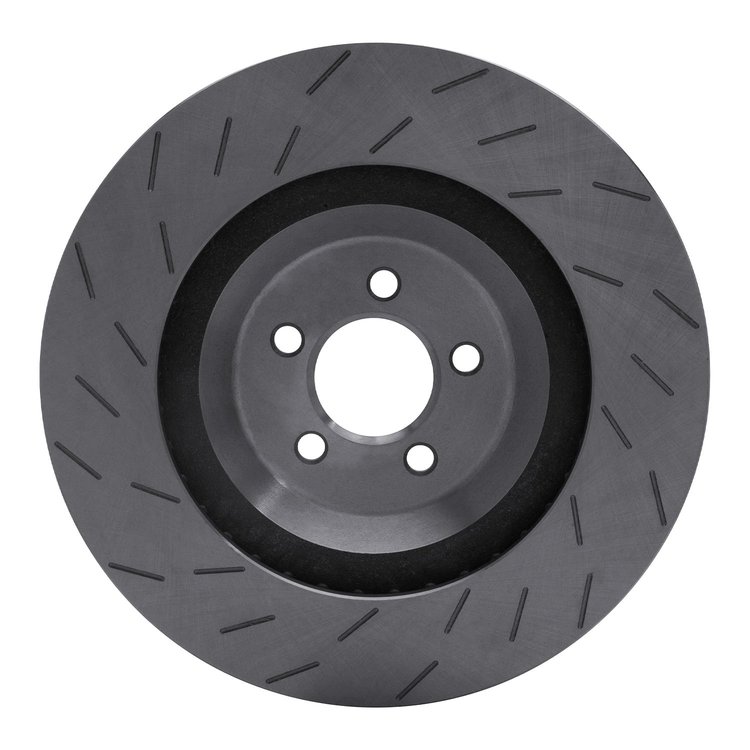 E-Line Slotted Brake Rotor, Fits Select Mopar, Position: Front