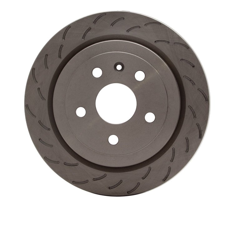 E-Line Slotted Brake Rotor, 2015-2019 GM, Position: Rear Left
