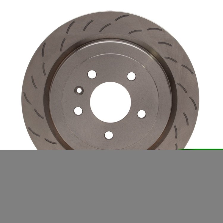 E-Line Slotted Brake Rotor, 2016-2019 GM, Position: Rear Left