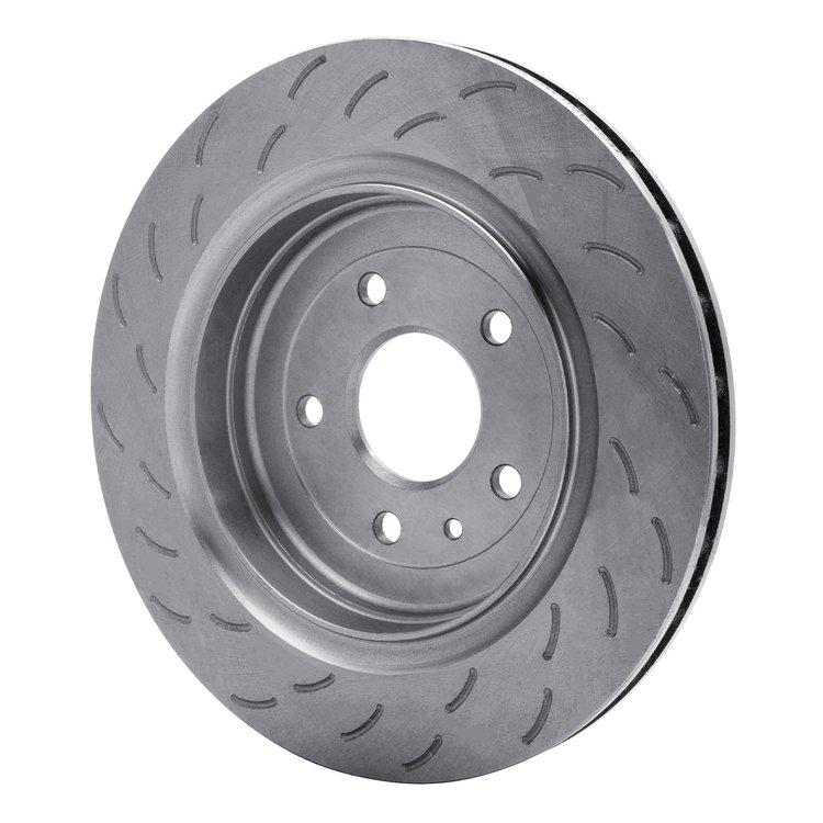 E-Line Slotted Brake Rotor, 2015-2019 GM, Position: Rear