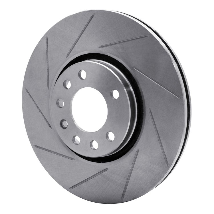 E-Line Slotted Brake Rotor, 1999-2002 GM, Position: Front