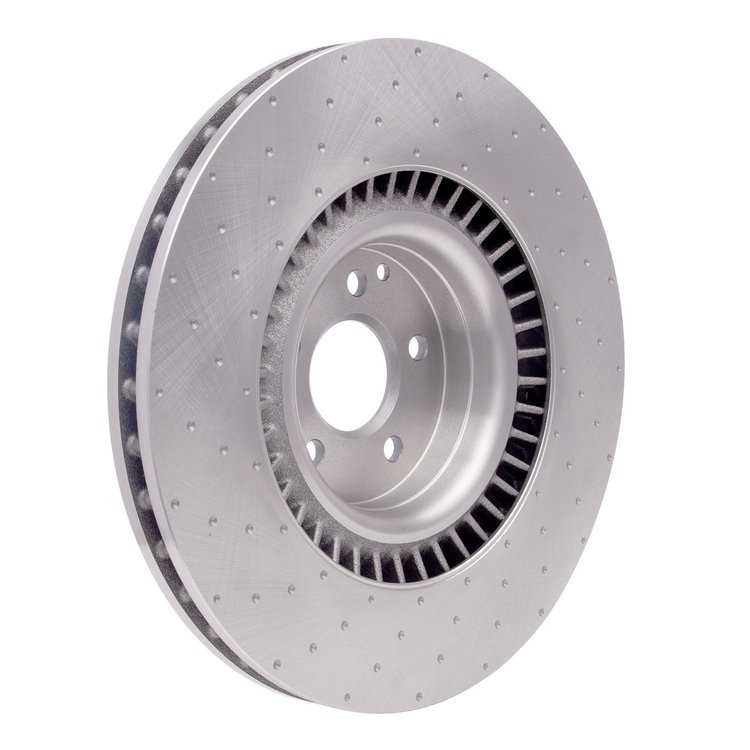 E-Line Dimpled Brake Rotor, 2007-2014 Mercedes-Benz, Position: Front