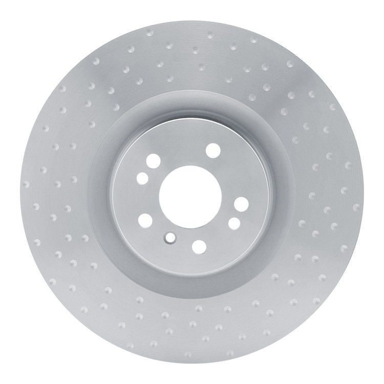 E-Line Dimpled Brake Rotor, 2007-2011 Mercedes-Benz, Position: Front