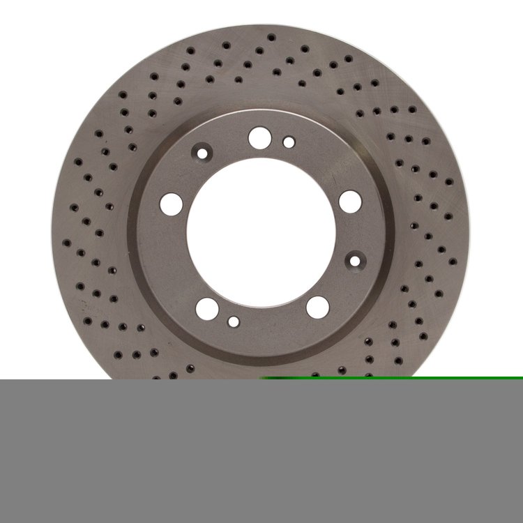 E-Line Drilled Rotor, 1994-1998 Audi/Porsche/Volkswagen, Position: Front Left