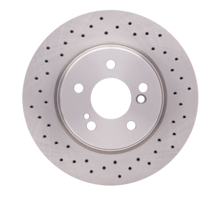 E-Line Drilled Brake Rotor, 1993-2002 Mercedes-Benz, Position: Rear