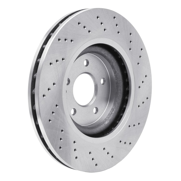 E-Line Drilled Brake Rotor, 1993-2002 Mercedes-Benz, Position: Front