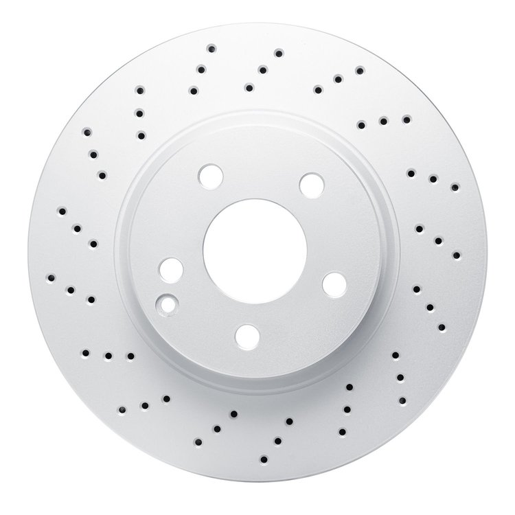 E-Line Drilled Brake Rotor, 2005-2006 Mercedes-Benz, Position: Front