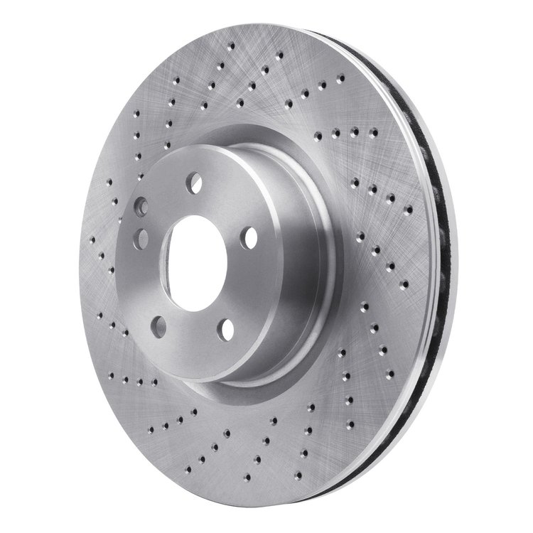 E-Line Drilled Brake Rotor, 2001-2003 Mercedes-Benz, Position: Front