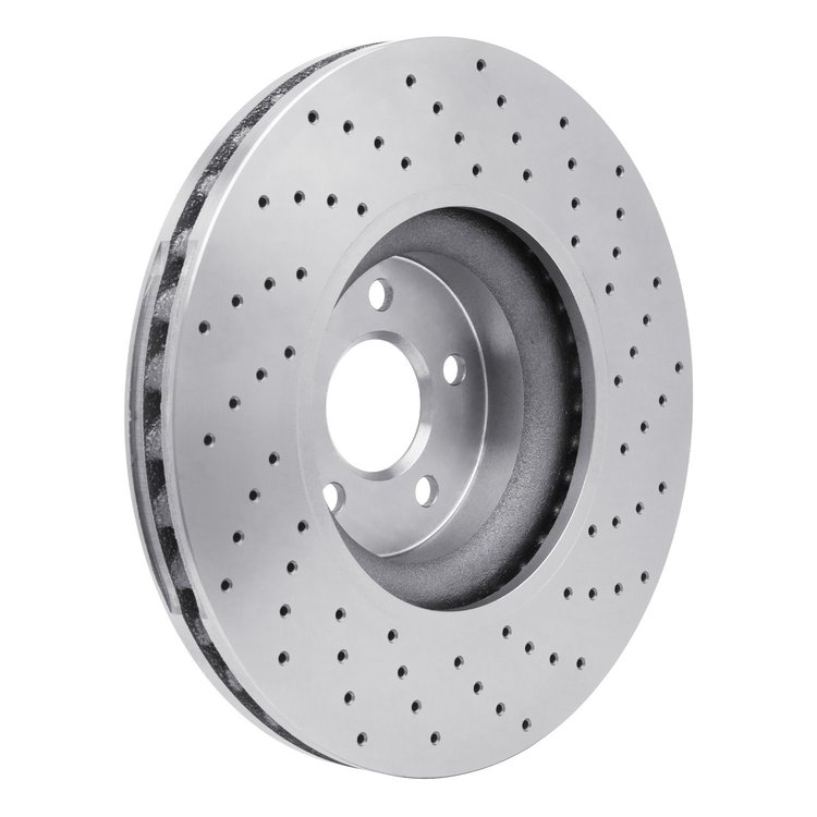 E-Line Drilled Brake Rotor, 2008-2021 Mercedes-Benz, Position: Front