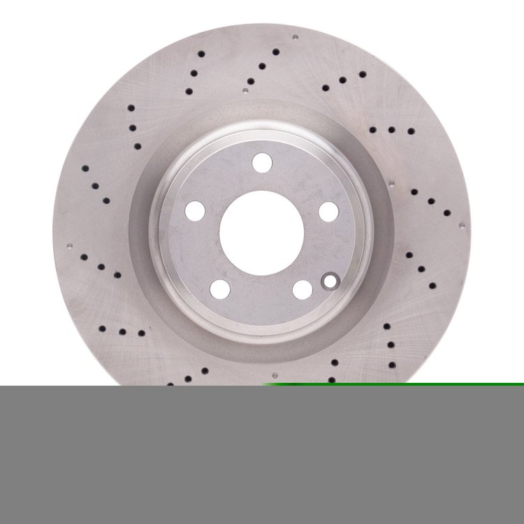 E-Line Drilled Brake Rotor, 2012-2020 Mercedes-Benz, Position: Front