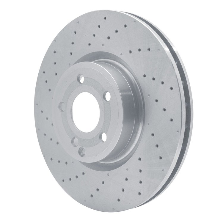 E-Line Drilled Brake Rotor, 2013-2020 Mercedes-Benz, Position: Front