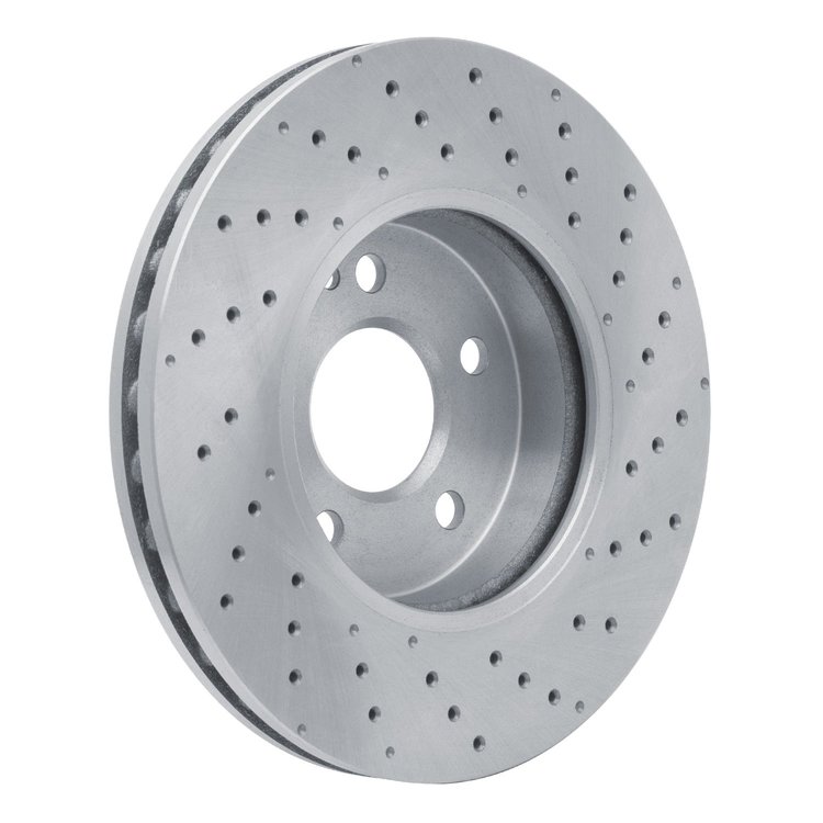 E-Line Drilled Brake Rotor, 2012-2017 Mercedes-Benz, Position: Front