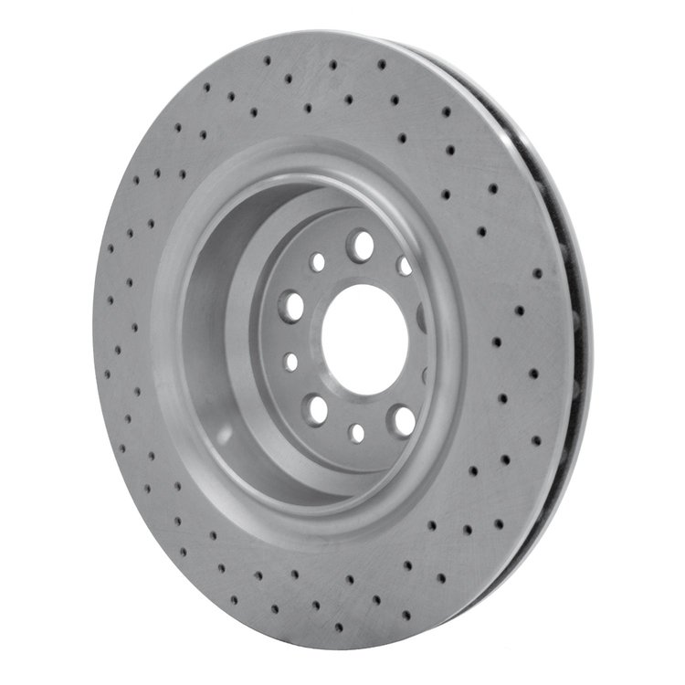E-Line Drilled Brake Rotor, 2014-2020 Maserati, Position: Rear