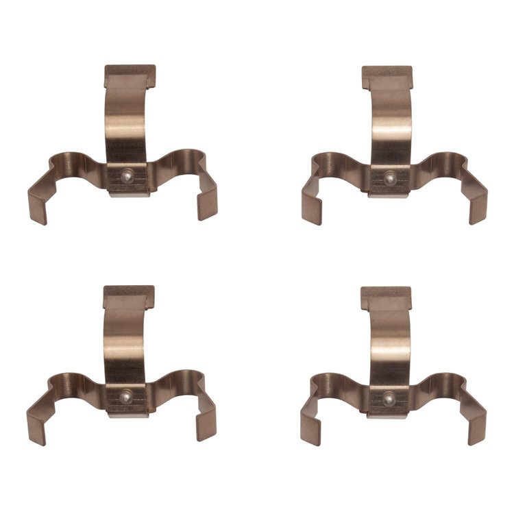 Disc Brake Hardware Kit, Fits Select Audi/Porsche/Volkswagen, Position: Rear