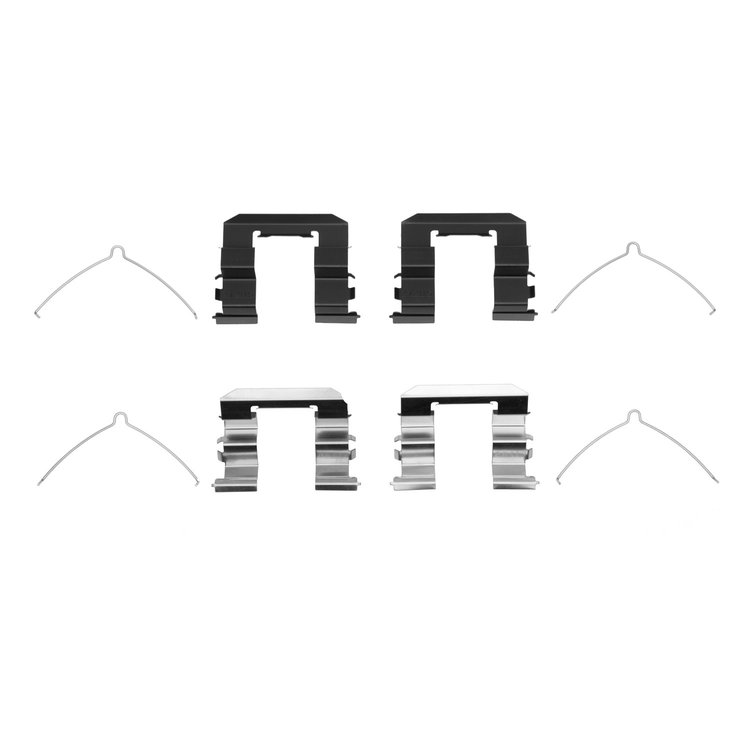 Disc Brake Hardware Kit, 1989-2003 Kia/Hyundai/Genesis, Position: Front