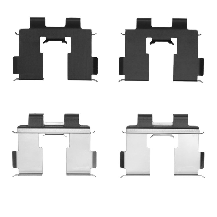 Disc Brake Hardware Kit, 2007-2009 Kia/Hyundai/Genesis, Position: Front