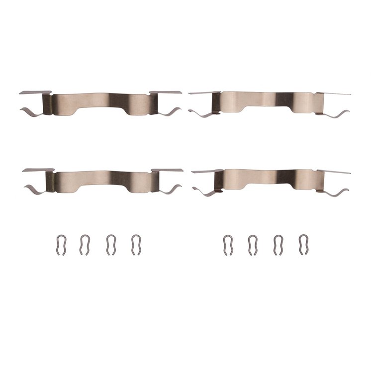Disc Brake Hardware Kit, 1966-1992 Fits Multiple Makes/Models, Position: Rear