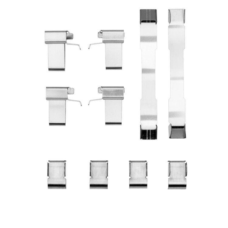 Disc Brake Hardware Kit, 1980-1989 Subaru, Position: Front