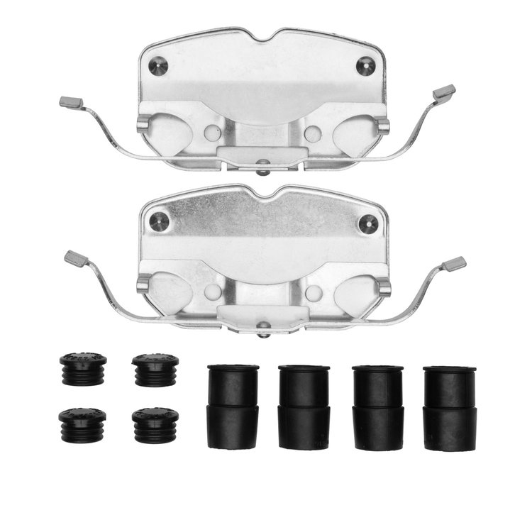 Disc Brake Hardware Kit, 2008-2019 BMW, Position: Front
