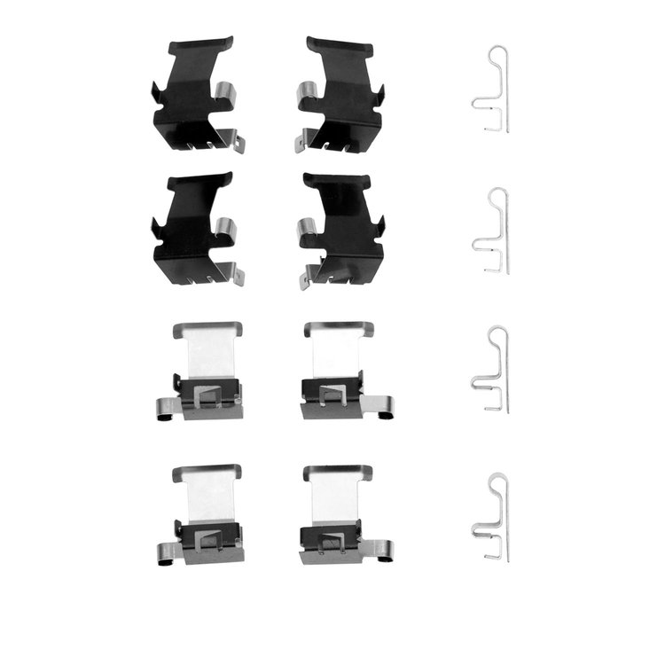 Disc Brake Hardware Kit, Fits Select Mopar, Position: Rear