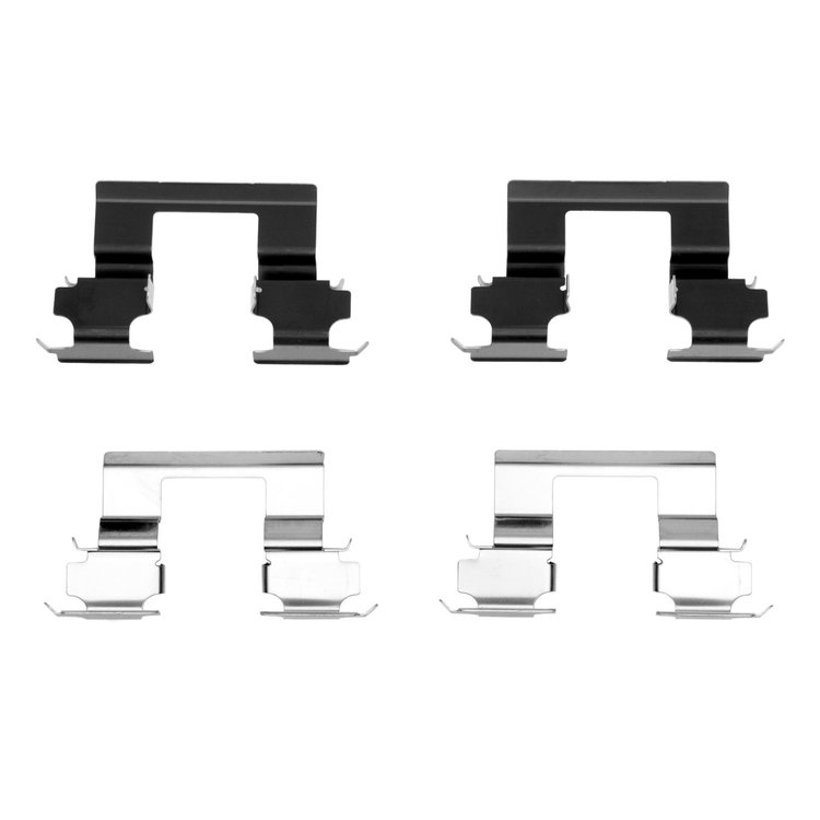 Disc Brake Hardware Kit, 2004-2012 GM, Position: Front