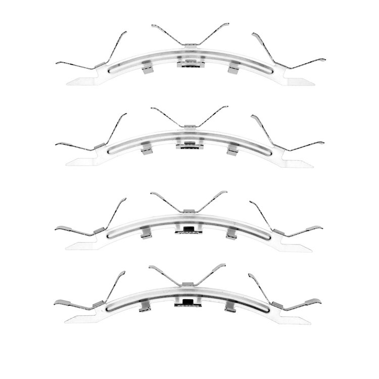 Disc Brake Hardware Kit, 2006-2013 GM, Position: Rear