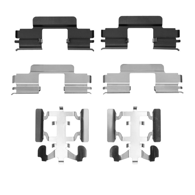 Disc Brake Hardware Kit, 2003-2007 GM, Position: Rear