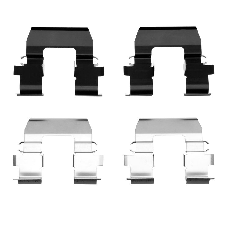 Disc Brake Hardware Kit, 1991-2002 GM, Position: Front