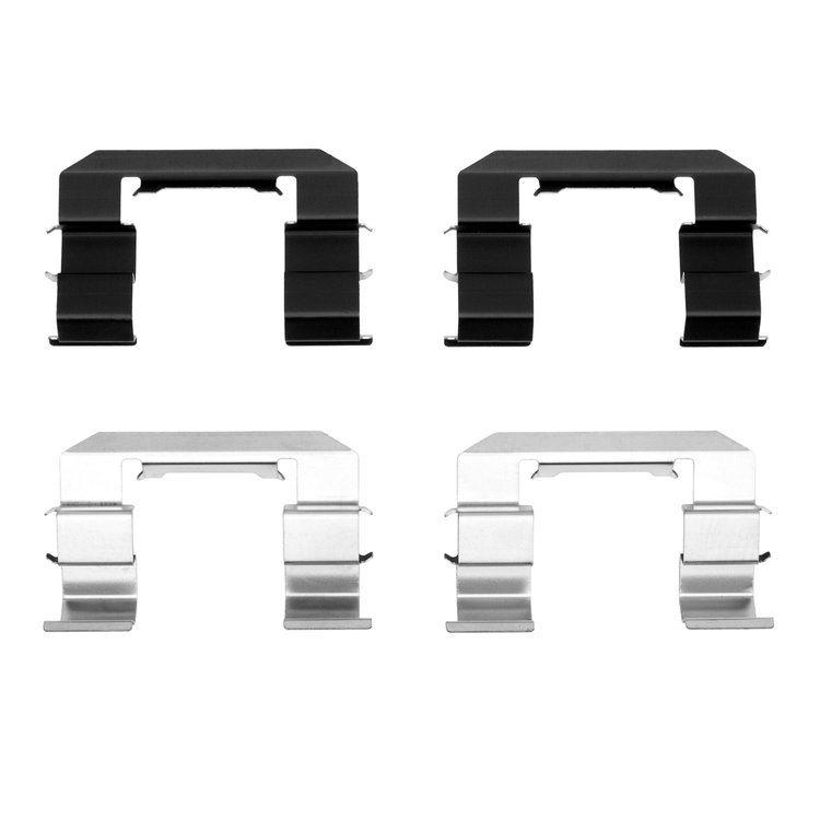 Disc Brake Hardware Kit, 2008-2011 Ford/Lincoln/Mercury/Mazda, Position: Front