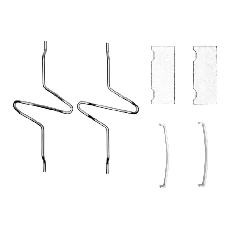 Disc Brake Hardware Kit, 1975-1994 Ford/Lincoln/Mercury/Mazda, Position: Front