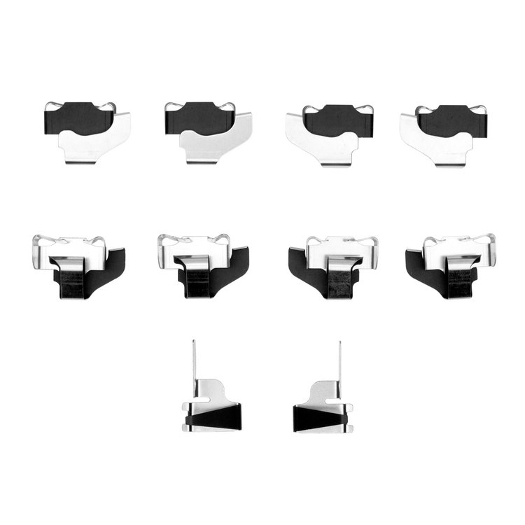 Disc Brake Hardware Kit, 2005-2012 Ford/Lincoln/Mercury/Mazda, Position: Front