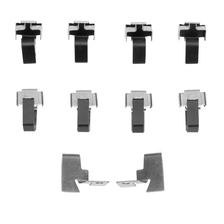 Disc Brake Hardware Kit, Fits Select Fits Multiple Makes/Models, Position: Rear