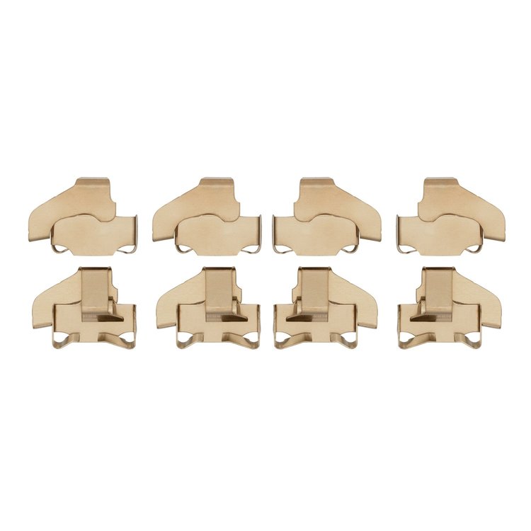 Disc Brake Hardware Kit, 2010-2012 Ford/Lincoln/Mercury/Mazda, Position: Front