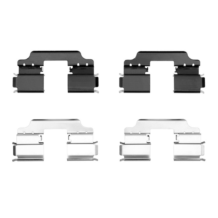 Disc Brake Hardware Kit, 2012-2018 Mercedes-Benz, Position: Front & Rear