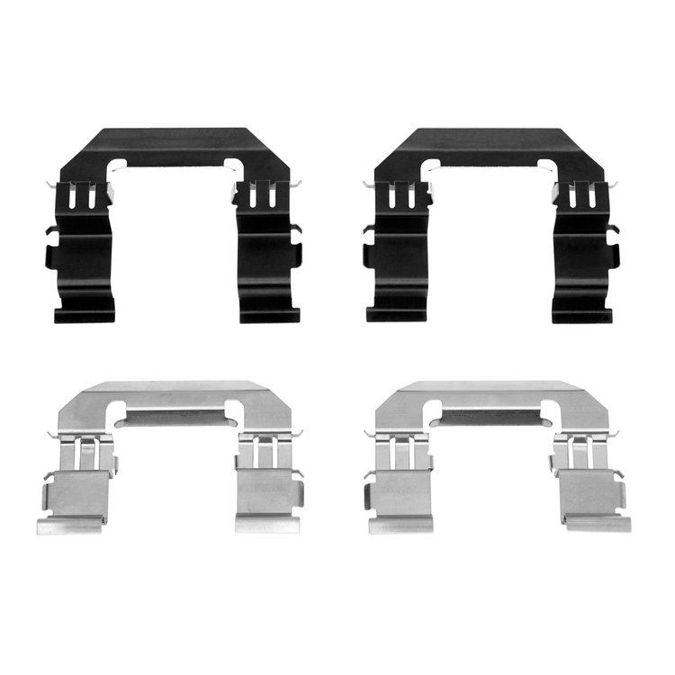 Disc Brake Hardware Kit, 2000-2004 Infiniti/Nissan, Position: Front