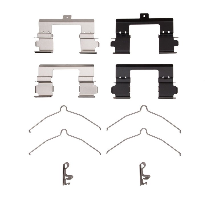 Disc Brake Hardware Kit, Fits Select Fits Multiple Makes/Models, Position: Rear