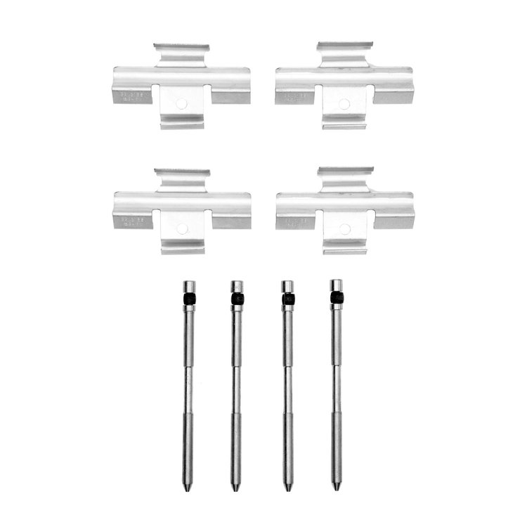 Disc Brake Hardware Kit, 2009-2021 Infiniti/Nissan, Position: Front