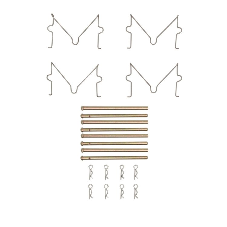 Disc Brake Hardware Kit, 1989-2003 Fits Multiple Makes/Models, Position: Rear
