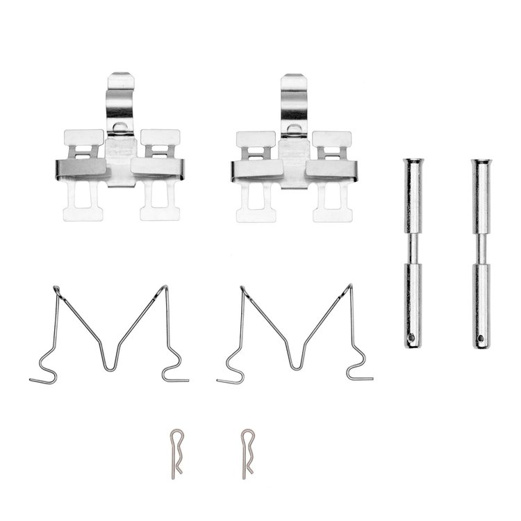 Disc Brake Hardware Kit, 1998-2010 Lexus/Toyota/Scion, Position: Front