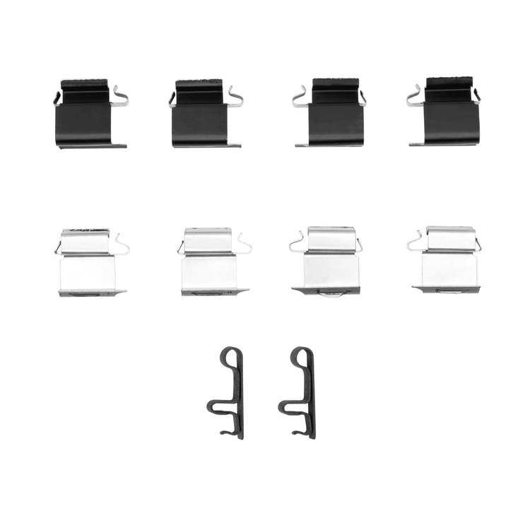 Disc Brake Hardware Kit, 2001-2007 Lexus/Toyota/Scion, Position: Rear