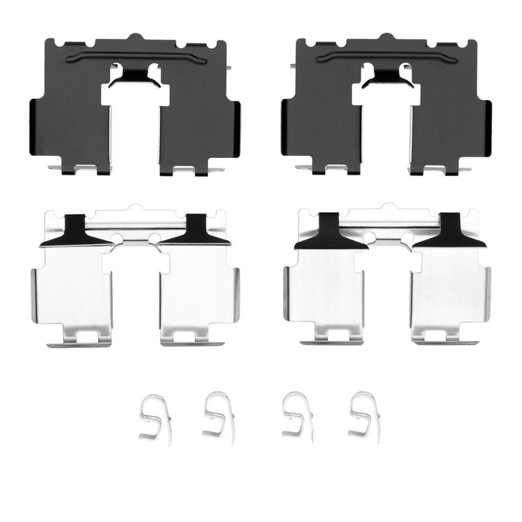 Disc Brake Hardware Kit, Fits Select Fits Multiple Makes/Models, Position: Front