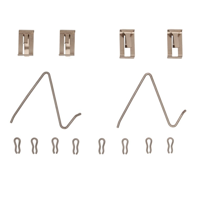 Disc Brake Hardware Kit, 1977-1983 Ford/Lincoln/Mercury/Mazda, Position: Front