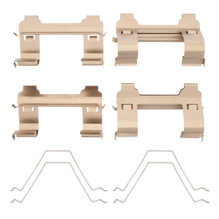 Disc Brake Hardware Kit, Fits Select Multiple Makes/Models, Position: Rear