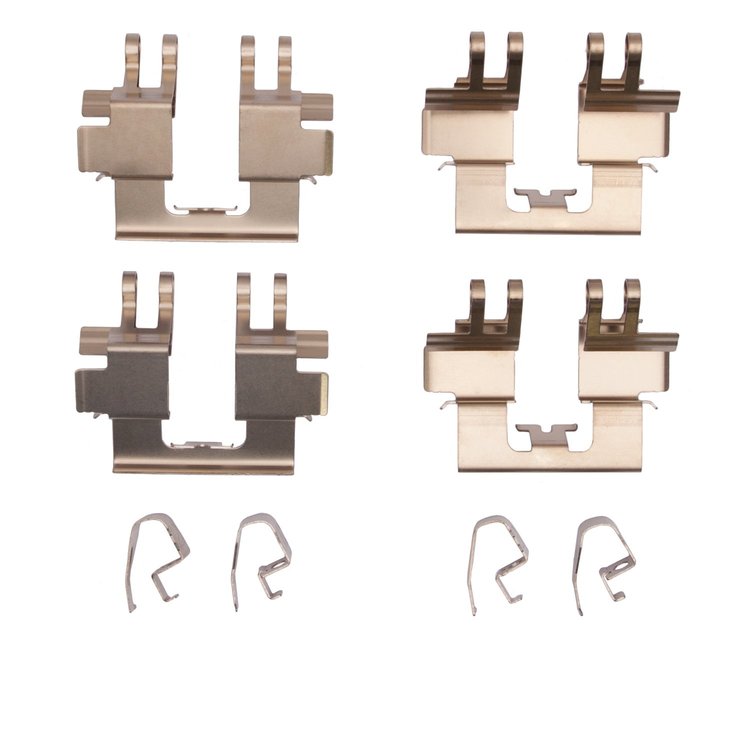 Disc Brake Hardware Kit, Fits Select Ford/Lincoln/Mercury/Mazda, Position: Front