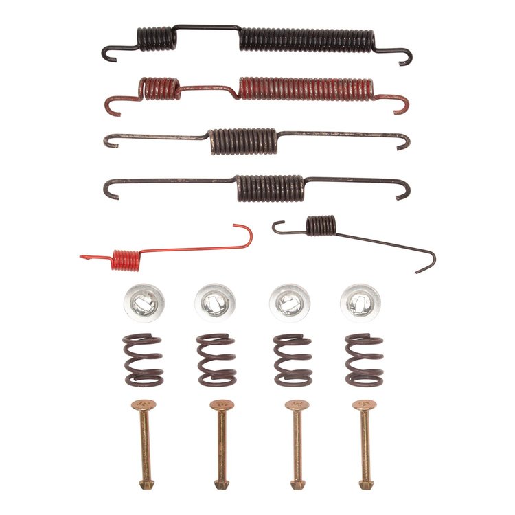Drum Brake Hardware Kit, 2000-2002 Kia/Hyundai/Genesis, Position: Rear