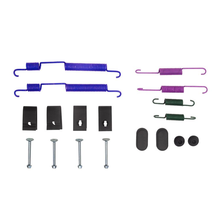 Drum Brake Hardware Kit, Fits Select Fits Multiple Makes/Models, Position: Rear