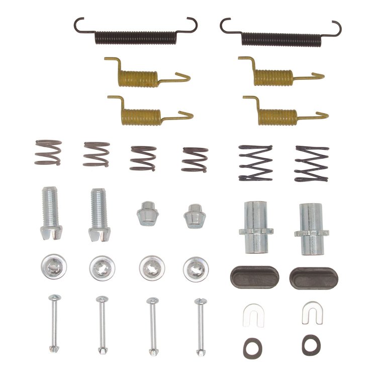 Drum Brake Hardware Kit, 1990-2009 Fits Multiple Makes/Models, Position: Rear